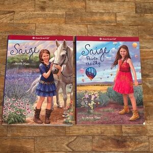American Girl Doll Saige Books